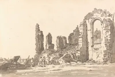 Ruins of the Savoy Palace, London by Томас Гиртин — digital art print download