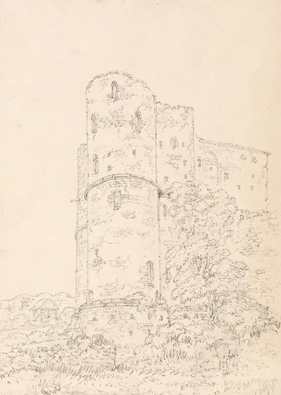 Saltwood Castle, Kent by Томас Гиртин — digital art print download