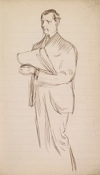 Sketchbook Drawing by Charles Samuel Keene — digital art print download