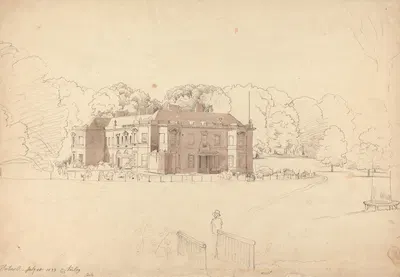 Hartwell, Buckinghamshire by Корнелиус Варли, 1833 — digital art print download