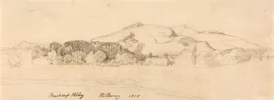 Muckross Abbey, Killarney by Корнелиус Варли, 1808 — digital art print download