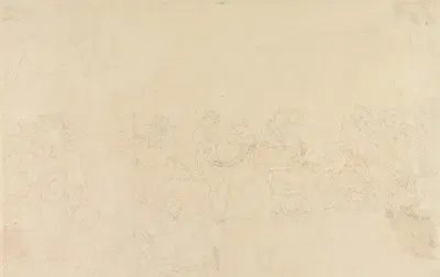 Preparatory drawing for The Waltz by Эдвард Фрэнсис Берни — digital art print download