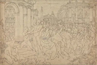 Study for St. Paul at Ephesus by Эдвард Фрэнсис Берни — digital art print download