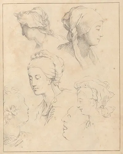 Six Heads by Hamlet Winstanley — digital art print download