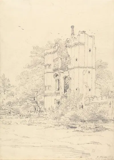 Nether Hall, Essex by Генри Эдридж, 1806 — digital art print download