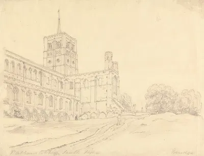 St. Alban's Abbey by Генри Эдридж — digital art print download