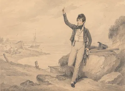The Hon. George Pryse Cambell (1793-1858), as a Midshipman by Генри Эдридж, 1793-1858 — digital art print download