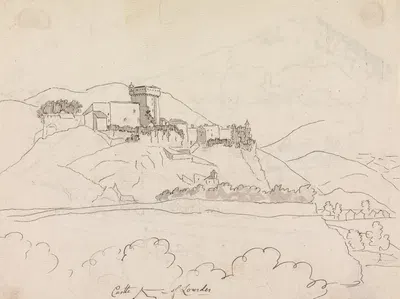 Château Fort de Lourdes by Генри Свинберн — digital art print download