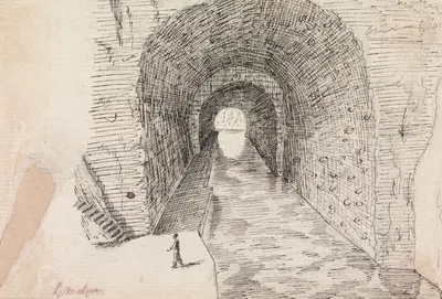 Crypt of St. Oswald's Church, Malpas, England by Генри Свинберн — digital art print download
