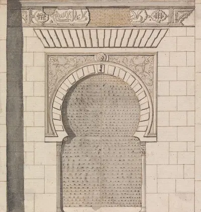 Gates of the Alhambra; Puerta de los Siete Suelos by Генри Свинберн — digital art print download