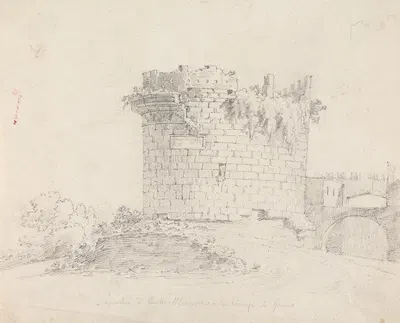 Ruins of a Circular Stone Keep by Генри Свинберн — digital art print download