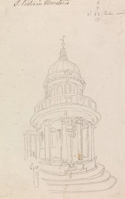 The Tempietto in San Pietro in Montorio, Italy by Генри Свинберн — digital art print download