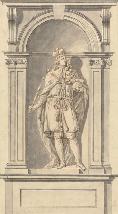 Design for a Royal Monument by Hubert-François Gravelot — digital art print download