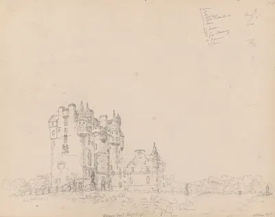 Glamis Castle by Джеймс Мур, 1792 — digital art print download
