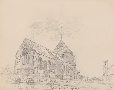 Uckfield Holy Cross Church, East Sussex, England by Джеймс Мур, 1793 — digital art print download