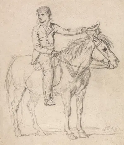 Lord Stanhope (Later Earl of Chesterfield) as a Boy, Riding a Pony by James Ward — digital art print download