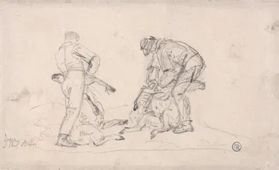 Sheep-shearing by James Ward — digital art print download