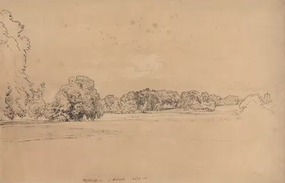 Tythrop by John Linnell, 1817 — digital art print download