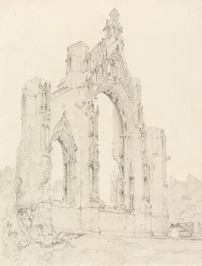 East End of Howden Church, Yorkshire by Джон Селл Котман — digital art print download