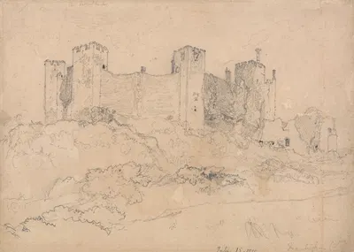 Framlingham Castle, Suffolk by Джон Селл Котман — digital art print download