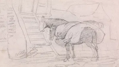 Two Pack Horses by John Varley — digital art print download