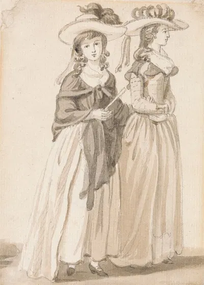 The Misses Sandby of Norwich by Пол Сэндби — digital art print download