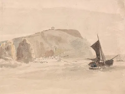 Shipwreck off the Needles, Isle of Wight by Питер ДеВинт — digital art print download