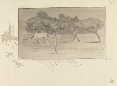 A Harrow in the Orchard by Robert Polhill Bevan — digital art print download