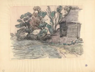Sussex Landscape by Robert Polhill Bevan — digital art print download