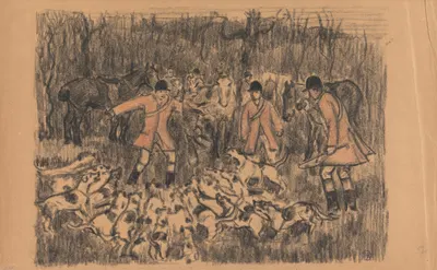 The Kill by Robert Polhill Bevan — digital art print download