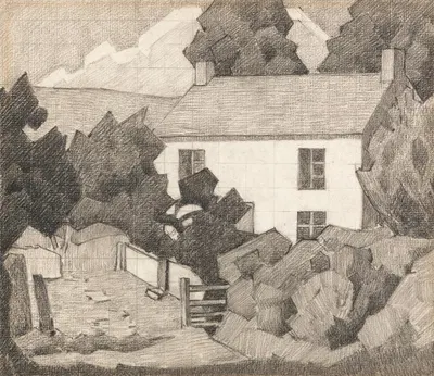 The White House (Gould's Farm Luppitt) by Robert Polhill Bevan — digital art print download