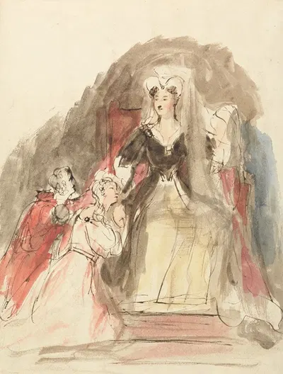 A Scene from 'The Abbot' by Сэр Дэвид Уилки, 1833 — digital art print download