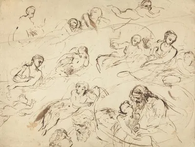 Study for Telemachus by Томас Стотард — digital art print download
