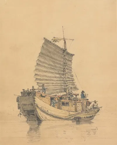 One of the Embassy Yachts by Уильям Александр — digital art print download