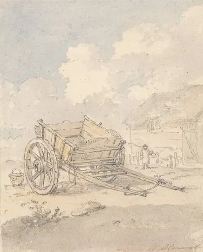 Study of a Farm Cart by Уильям Александр — digital art print download