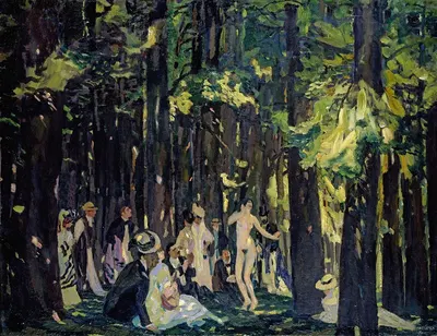 Sommertag by Albert Weisgerber, 1907 — digital art print download