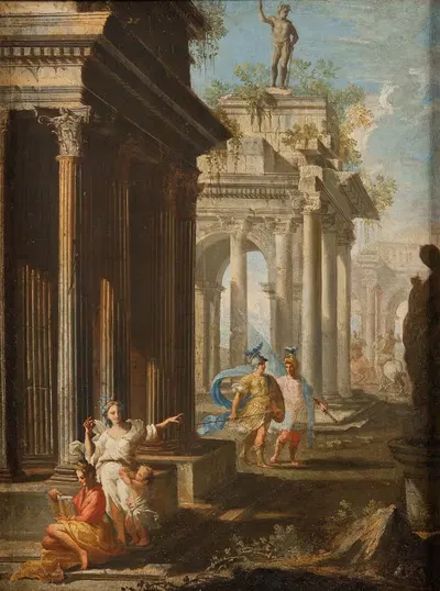 Классические здания с колоннами I by Альберто Карльери — digital art print download