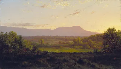 Спокойная долина by Александр Хелвиг Уайант, c. 1872 — digital art print download