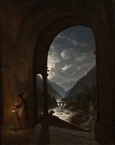 Лунные пороги by Карл Густав Плагеманн, 1847 — digital art print download