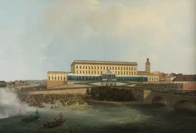 Аккламация короля Карла XIV Юхана Шведского в 1818 году by Карл Стефан Беннет — digital art print download