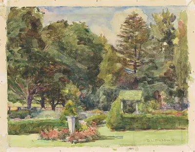 Сад Пармели by Дора Луиза Мердок, c. 1920 — digital art print download