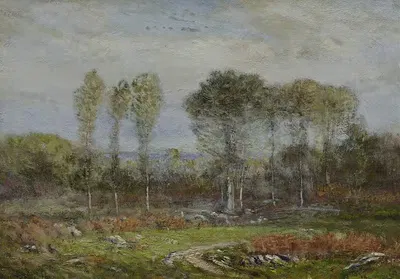 Утро в сентябре by Двайт Уильям Трайон, 1917 — digital art print download