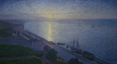 Sunset by Eugène Jansson, 1895 — digital art print download