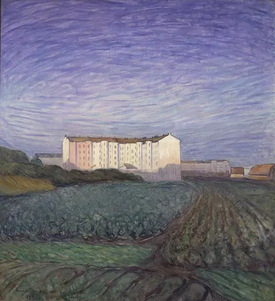 The Outskirts of the Town by Eugène Jansson, 1899 — digital art print download