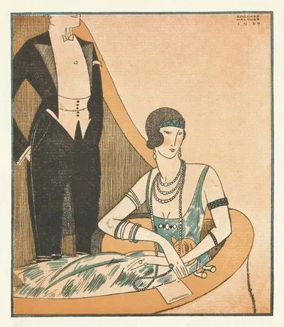 Реклама А. Янесича, ювелира by Эдуар Халуз, 1920 — digital art print download