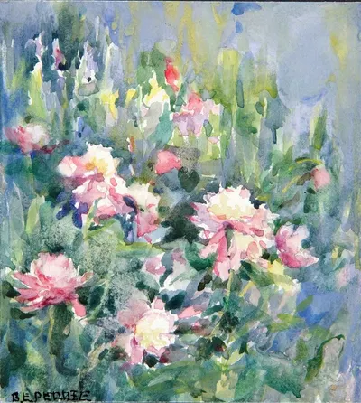 Untitled (Flowers) by Берта Эверсфилд Перри, 1916 — digital art print download
