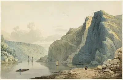 Saint Vincent's Rocks and the Avon Gorge by Francis Danby, 1815-1818 — digital art print download