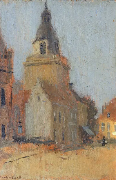 Eglise de Ville by Frank Edwin Scott — digital art print download