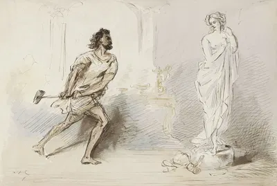 Pygmalion en Galatea by Александр Вер Хуэл — digital art print download