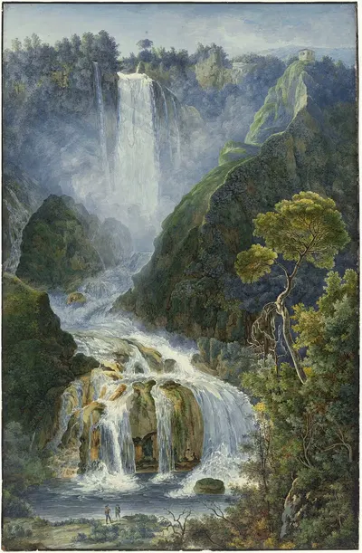 Великие водопады в Терни by Франц Кайзерманн — digital art print download